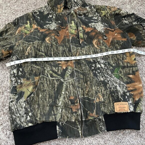 Levi Strauss Signature Field Gear jacket hood Mossy‎ Oak Camo Full Zip Medium M - Picture 12 of 12